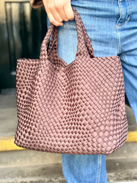 Woven Bag - Chocolate