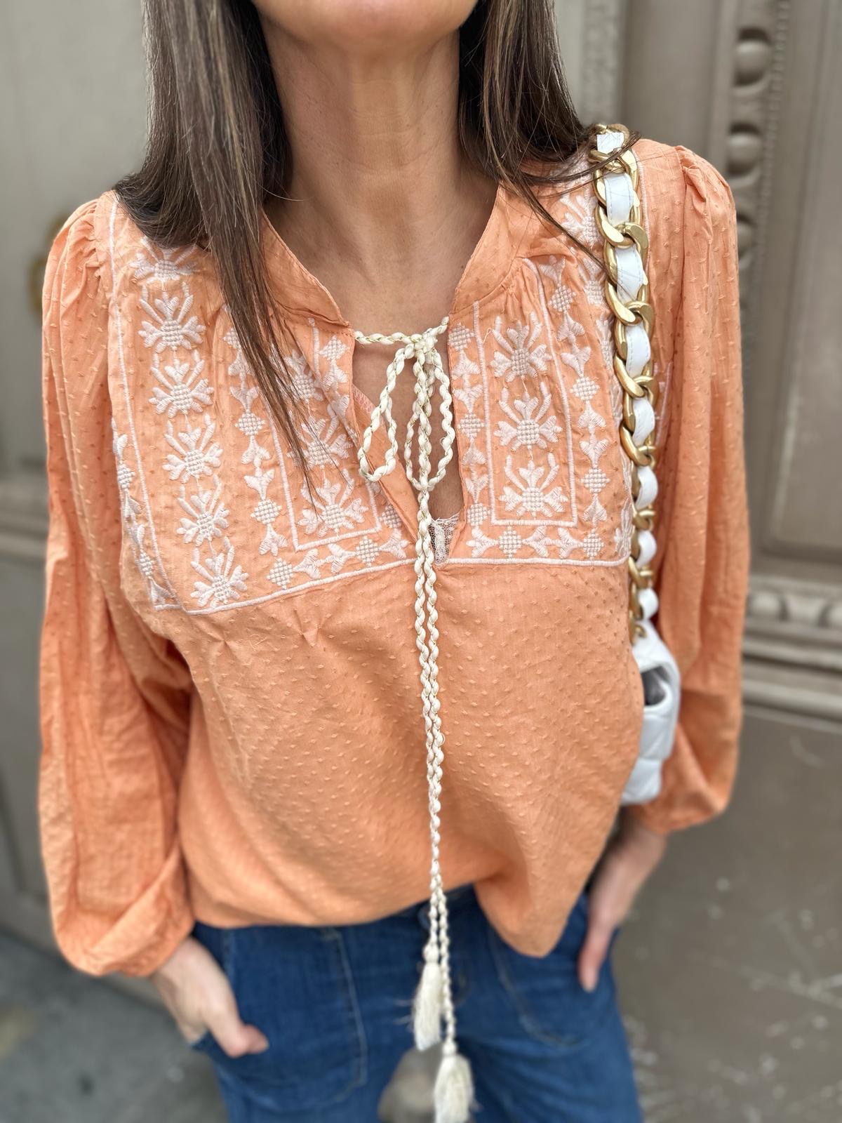 Stevie Top Naranja