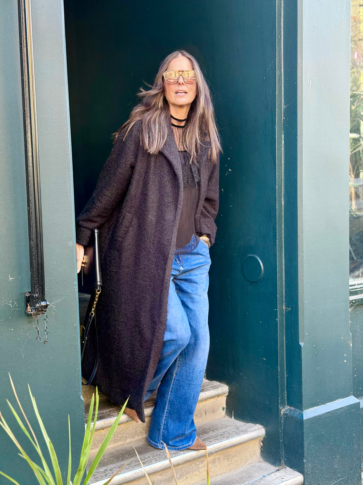 Mara Knitted Jacket - Black