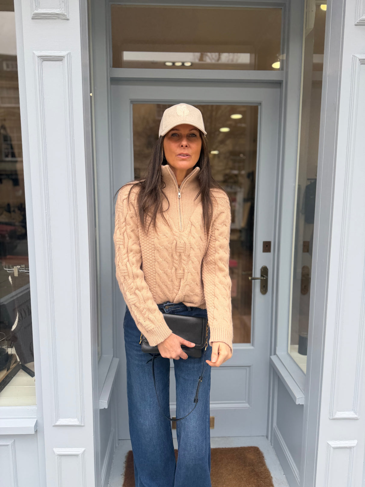 Connie Quarter Zip Knit