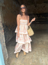 Henrietta Printed Maxi Dress - Neutral