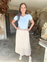 Kaia Midi Skirt - Taupe