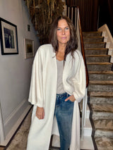 Saville Long Line Knit - Ecru