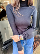 Rita Roll Neck Essential - Black