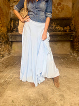 Jade Maxi Skirt - Baby Blue