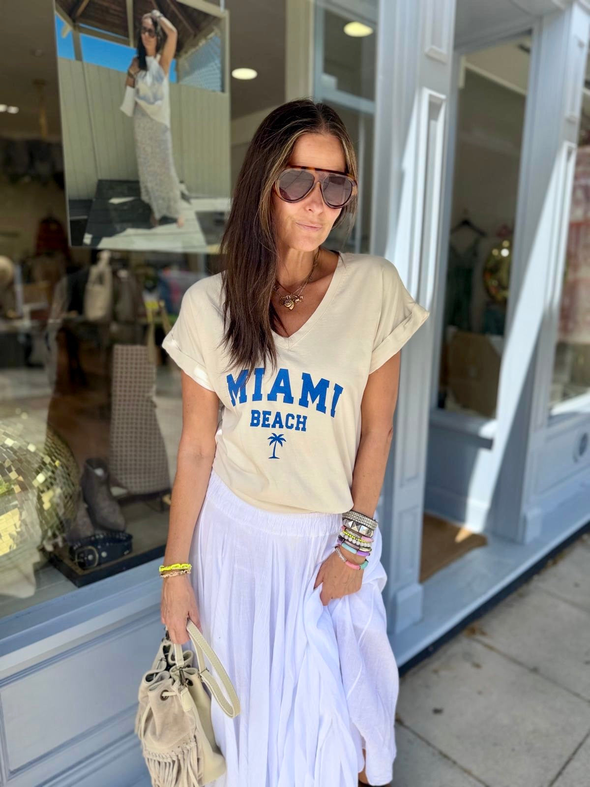 Miami Tee - White