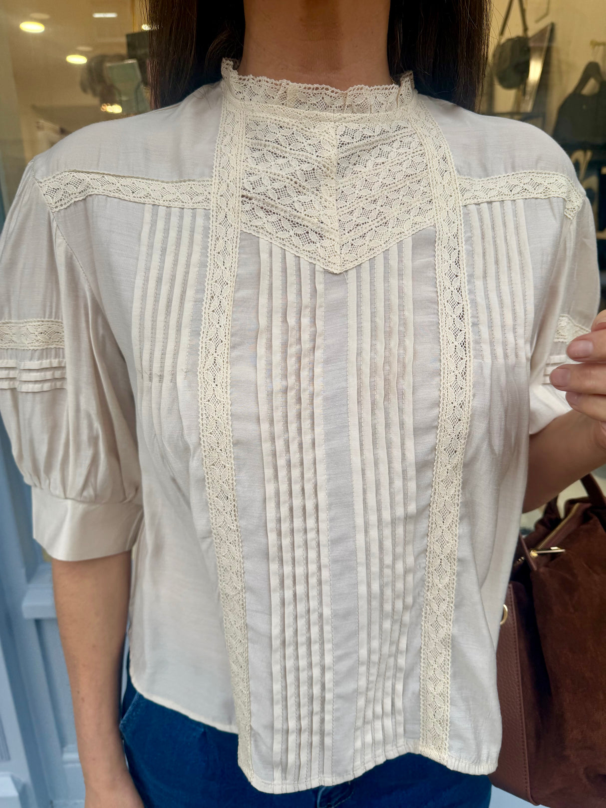 Cathy Embroidered Blouse - Vintage