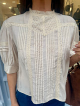 Cathy Embroidered Blouse - Vintage