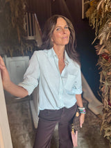 Lark Stripe Shirt - Mint