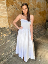 Meadow Maxi Dress - White
