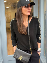 Nala Knit With Sequin - Black