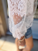 Nicole Sheer Lace Blouse