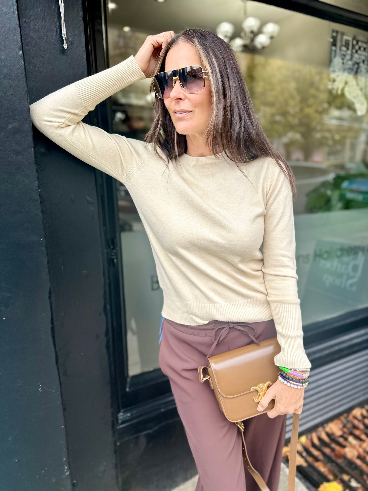 Space Light Weight Knit - Cream