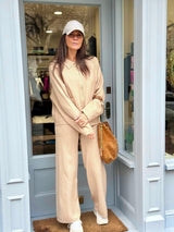 Oriane Knitted Pant - Oatmeal