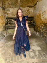 Mila Lace Dress - Black
