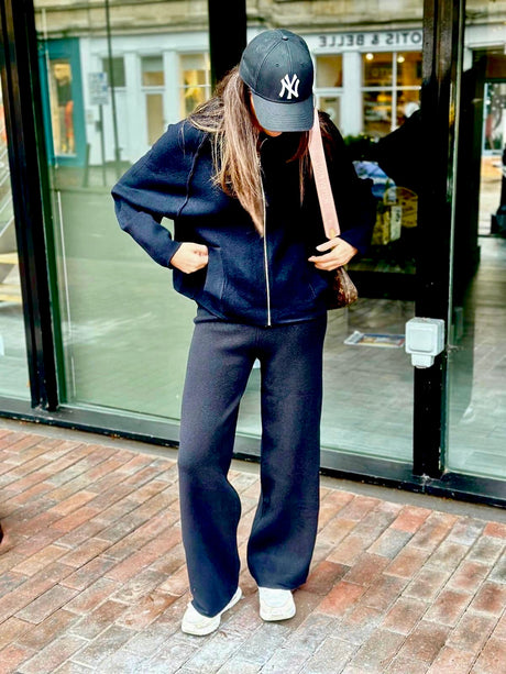 Oriane Knitted Pant - Black