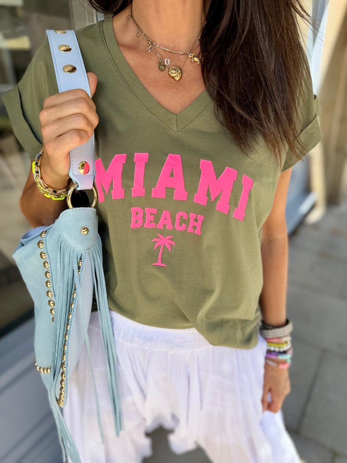 Miami Tee - Khaki