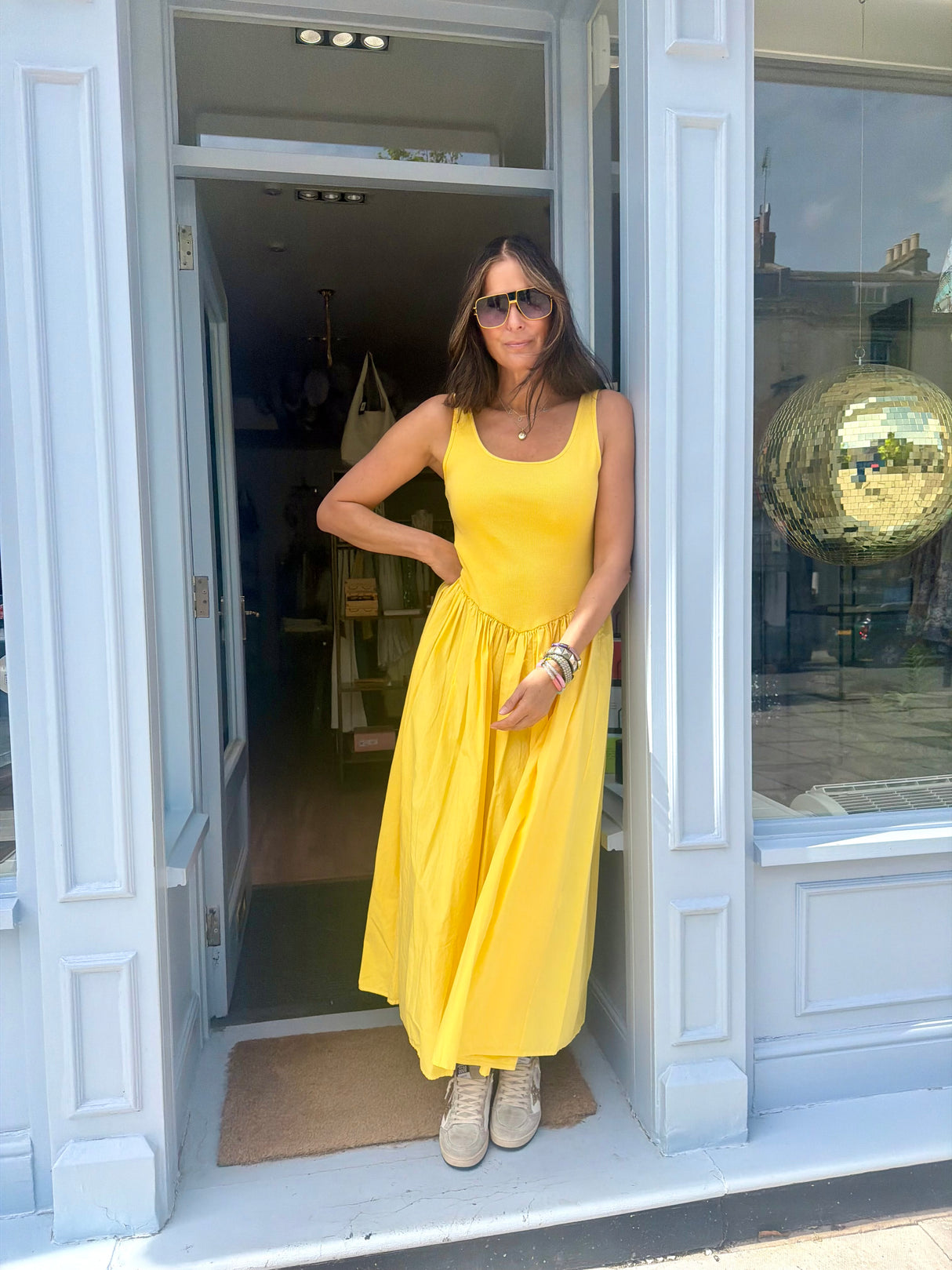 April Dress - Yellow
