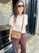 Harriet Short Sleeve knit - Cream