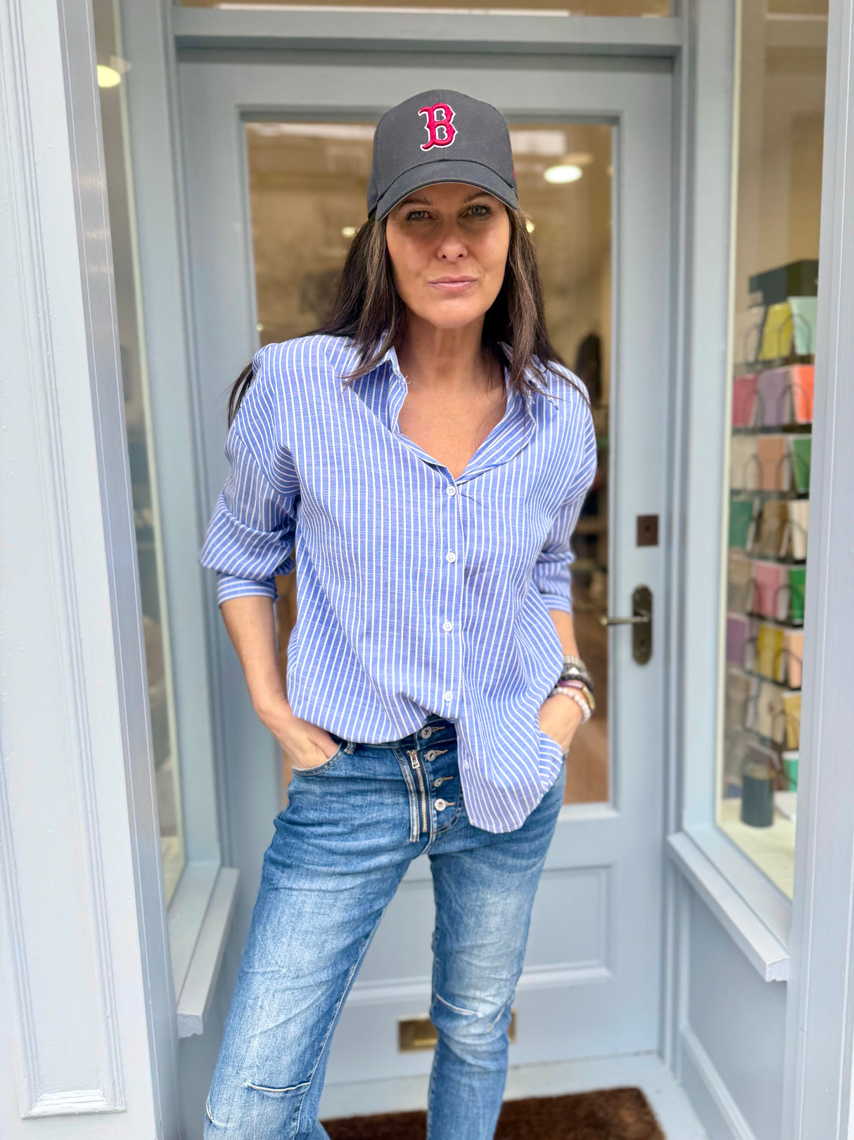 Lolly Stripe Linen Shirt