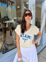 Miami Tee - White