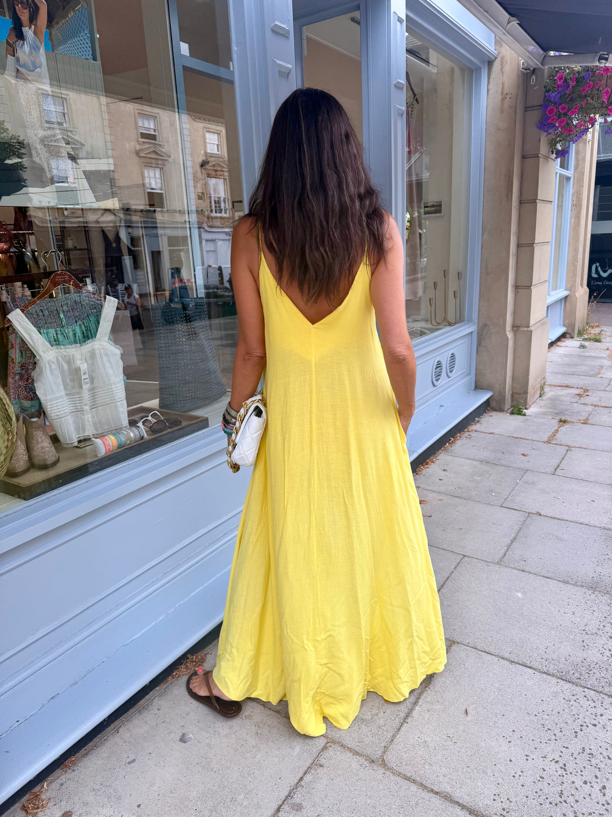 Lucky Lightweight Maxi Dress - Lemon