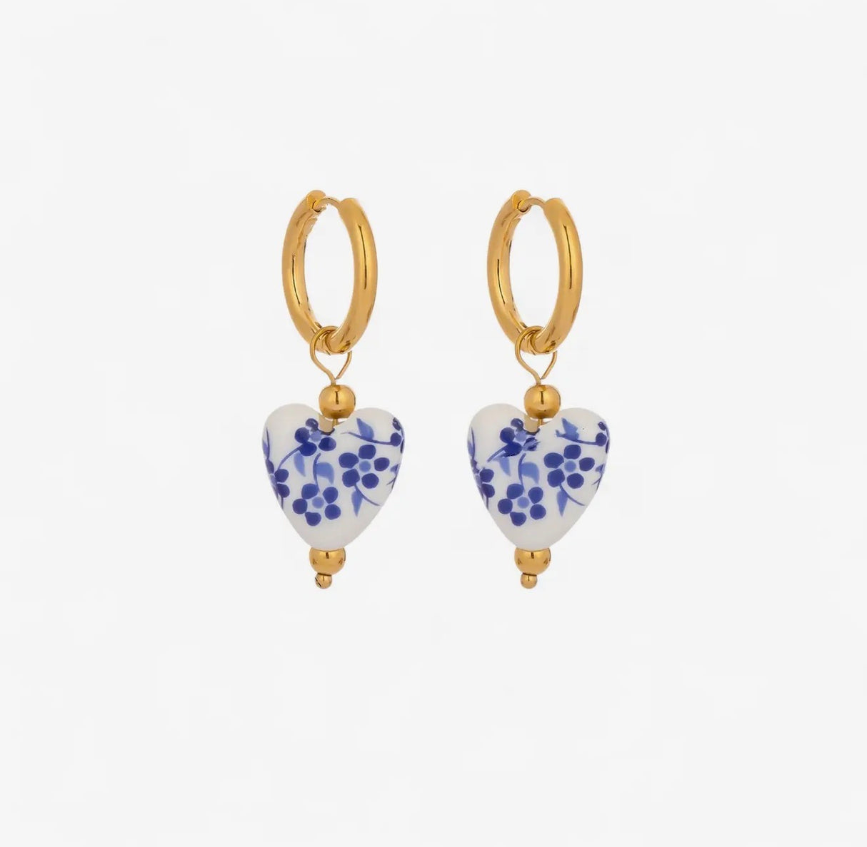 Porcelain Flower Earring