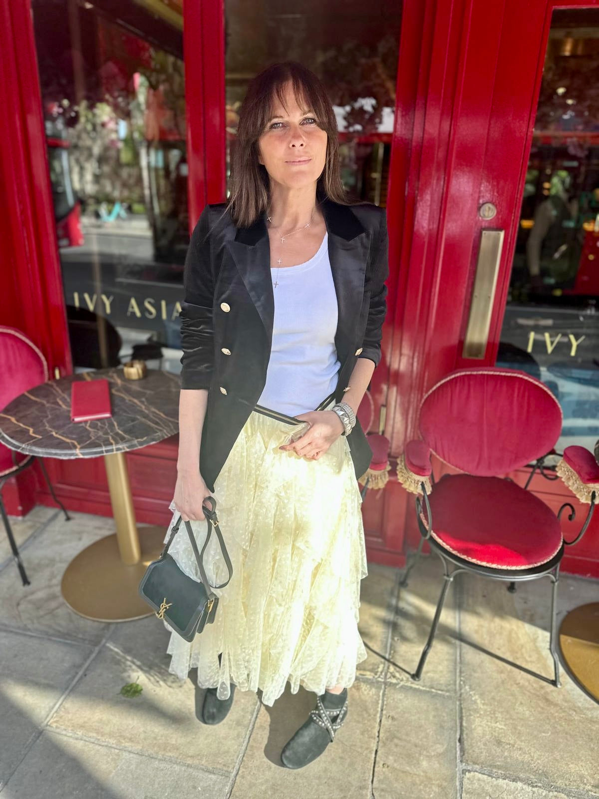 Carrie B Skirt Ecru