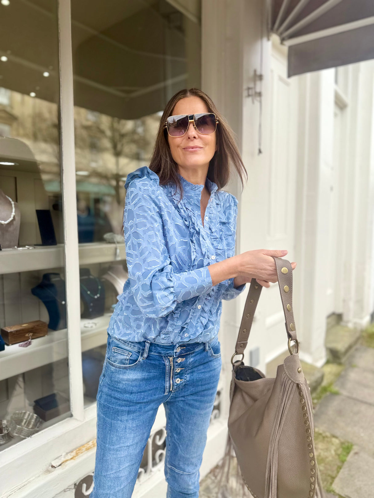 Charlotte Ruffle Blouse