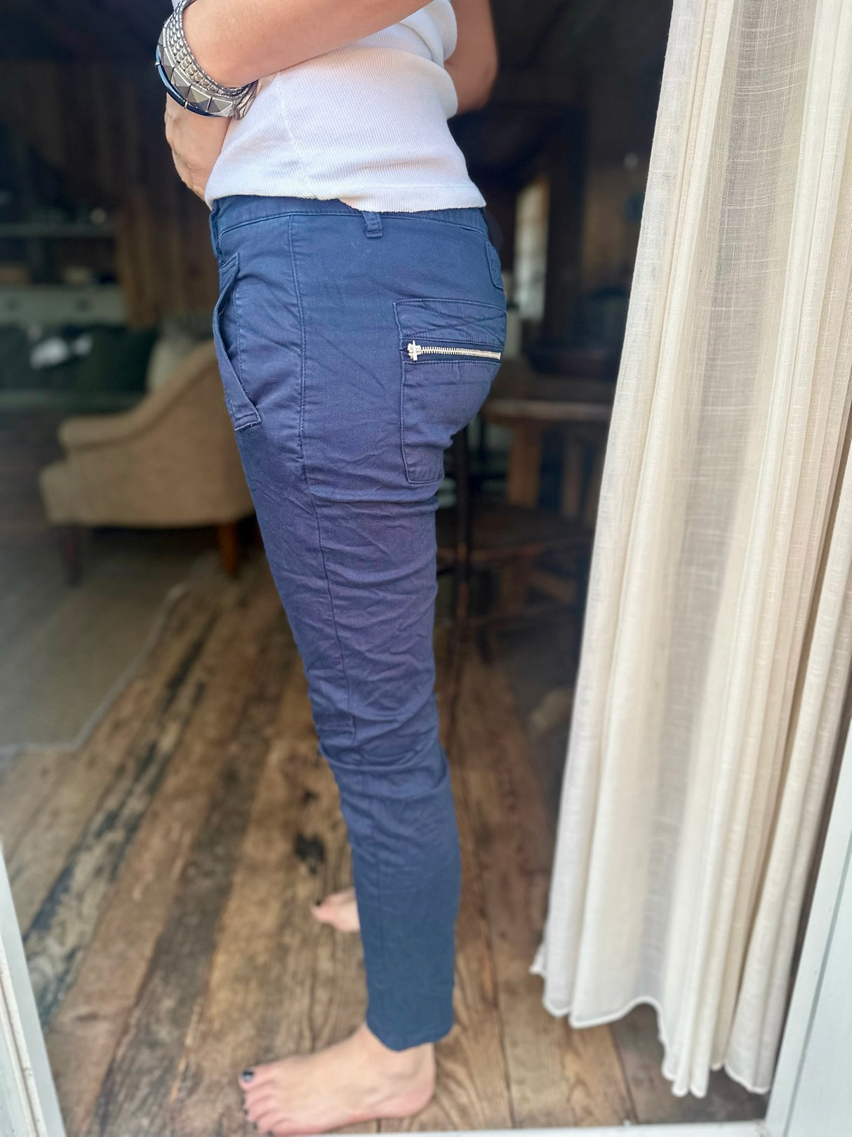 Jean Lux azul marino