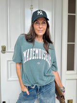 Mademoiselle Sweatshirt - Teal/Lilac