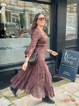 Amelie Maxi Dress - Chocolate