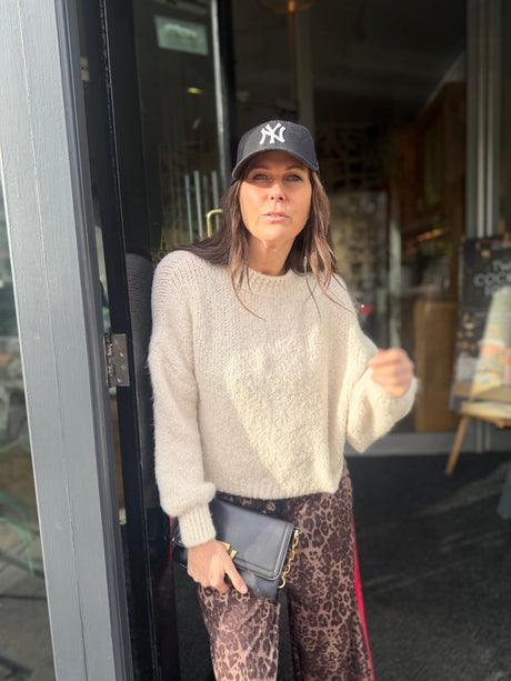 Arlo Wide Sleeve knit - Cream