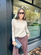 Coral Crew Neck Knit - Neutral