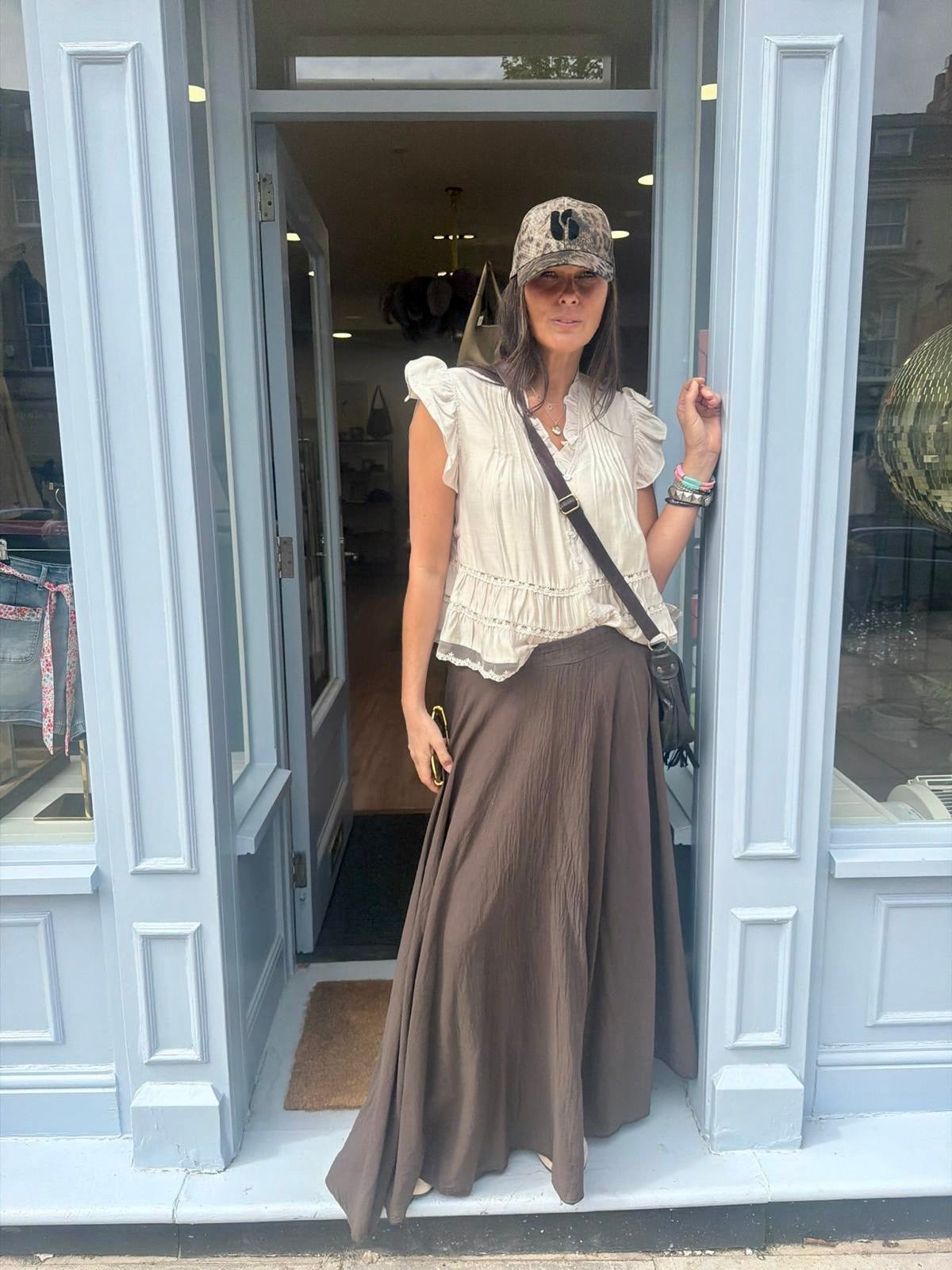 Jade Maxi Skirt - Chocolate
