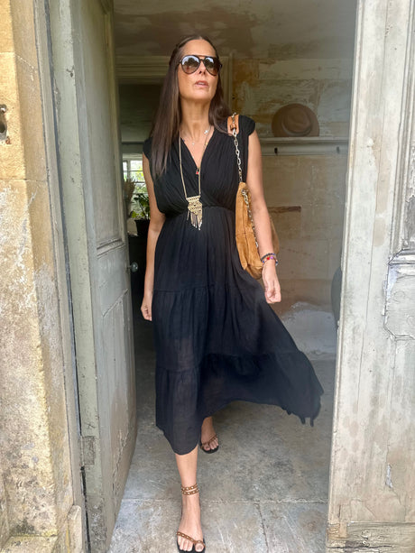 Belle Maxi Dress - Black