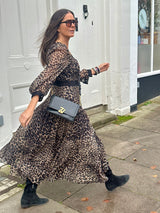 Amelie Maxi Dress - Animal Print