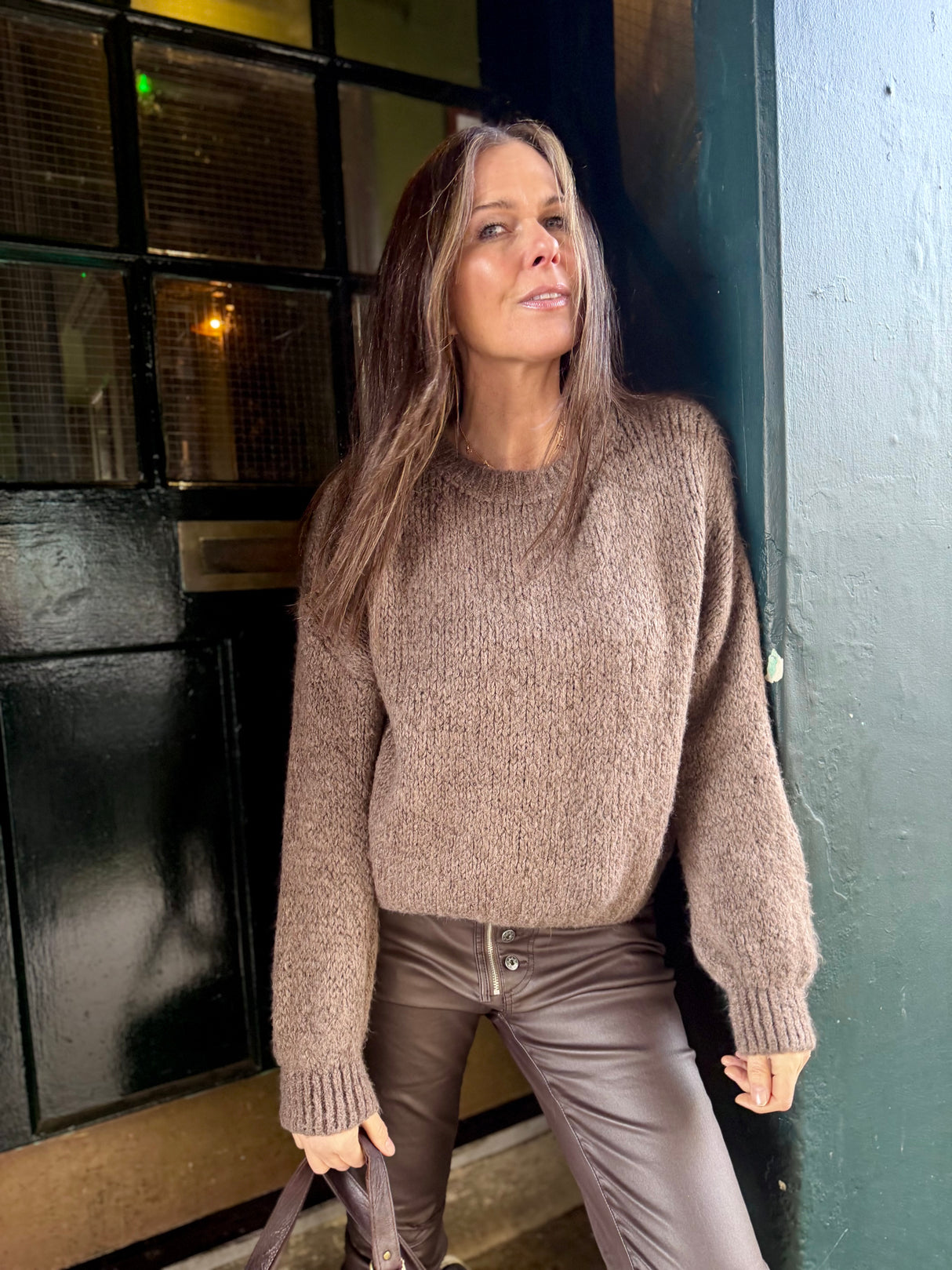 Arlo Wide Sleeve knit - Latte