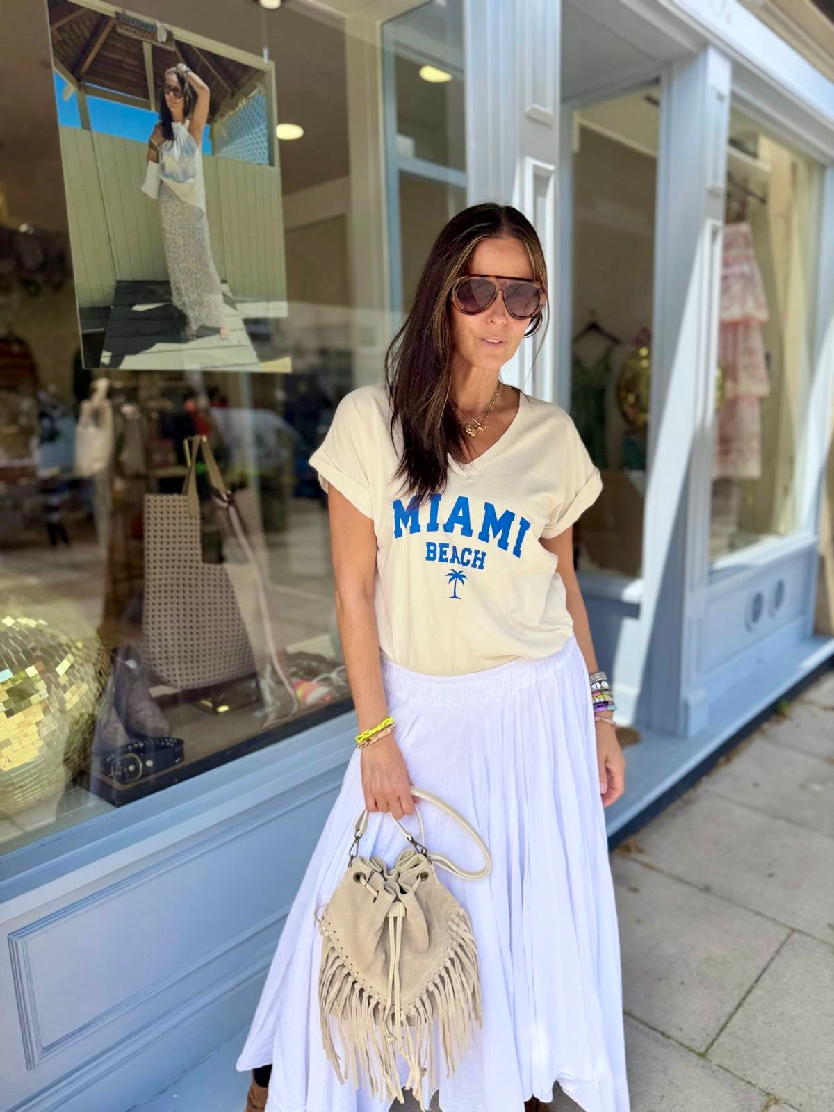 Miami Tee - White