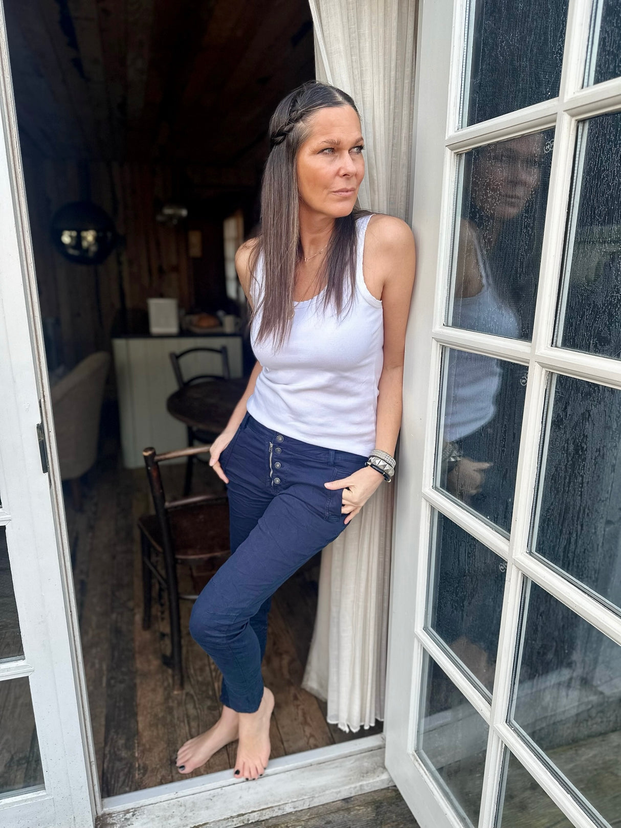 Jean Lux azul marino
