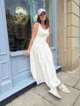 April Dress - White