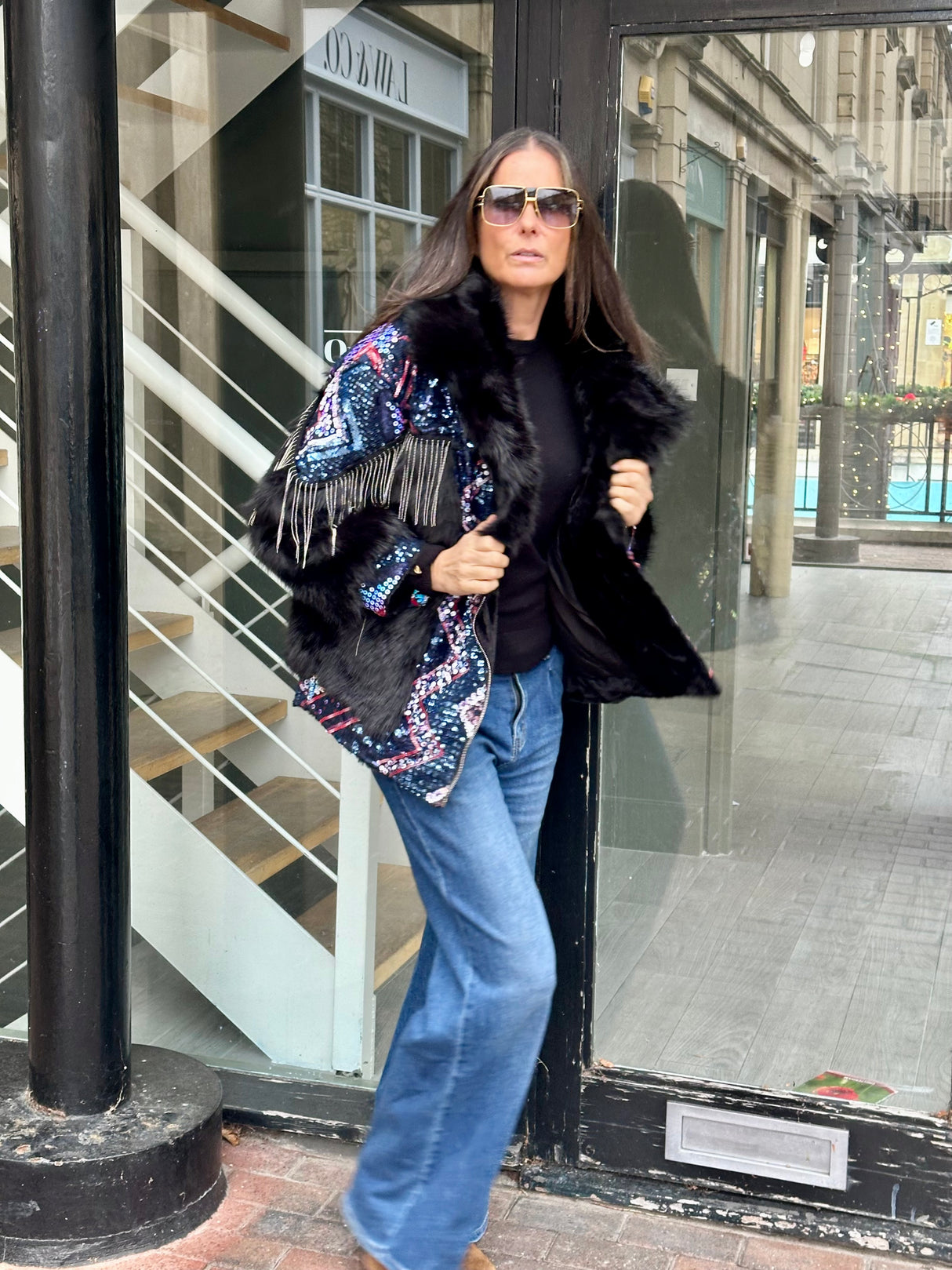 Zoella Embellished Jacket - Black