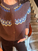 Sloane Cardigan - Chocolate