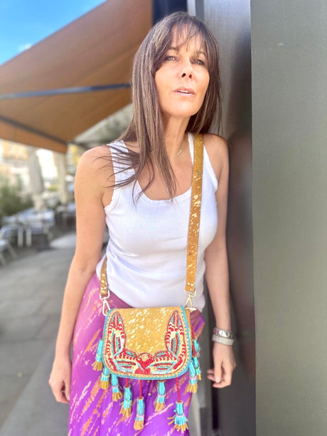 Chaleco de canalé blanco