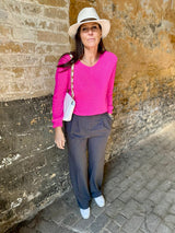 Pantalón ancho Taylor - Gris