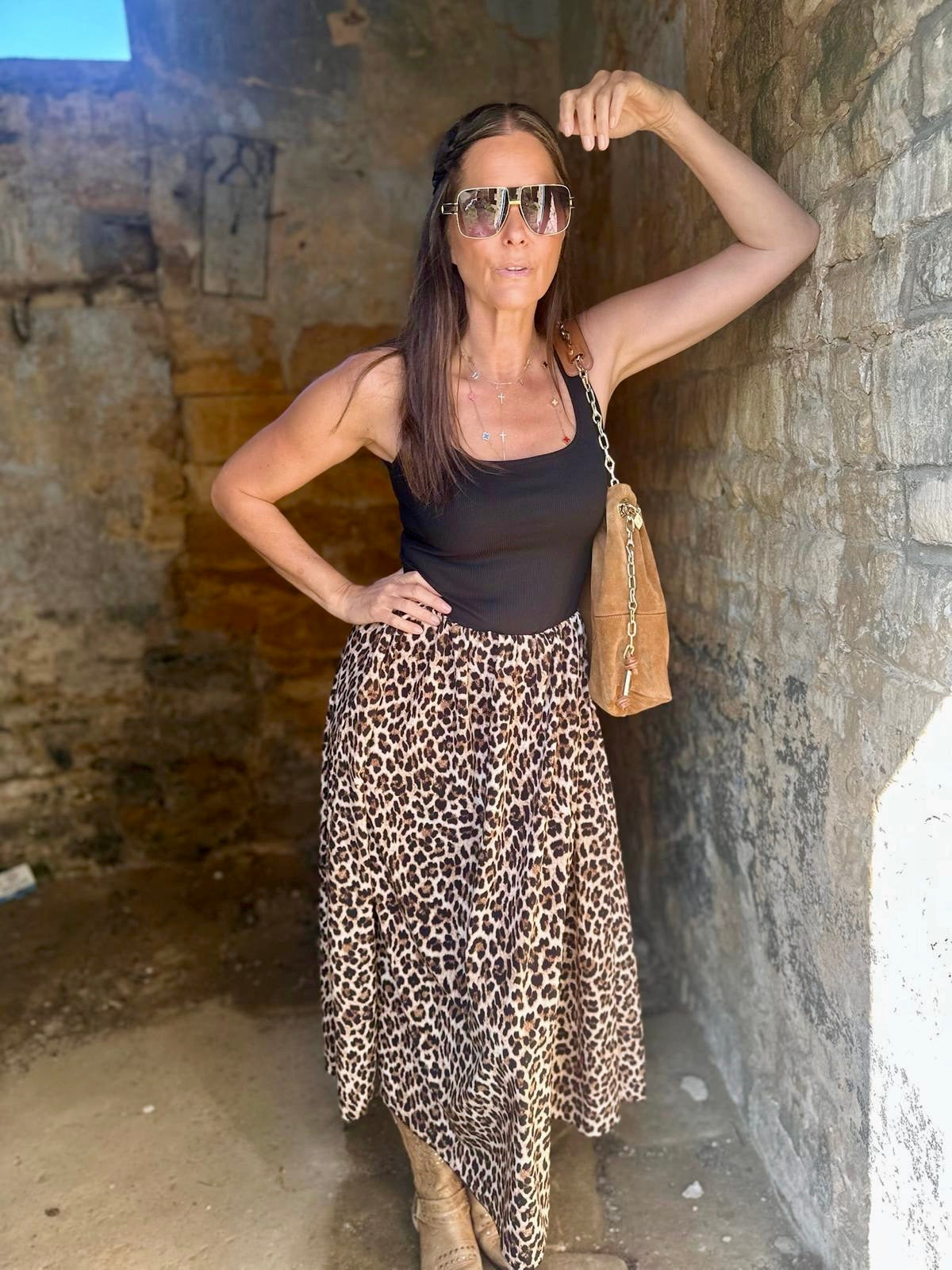 April Dress - Animal Print