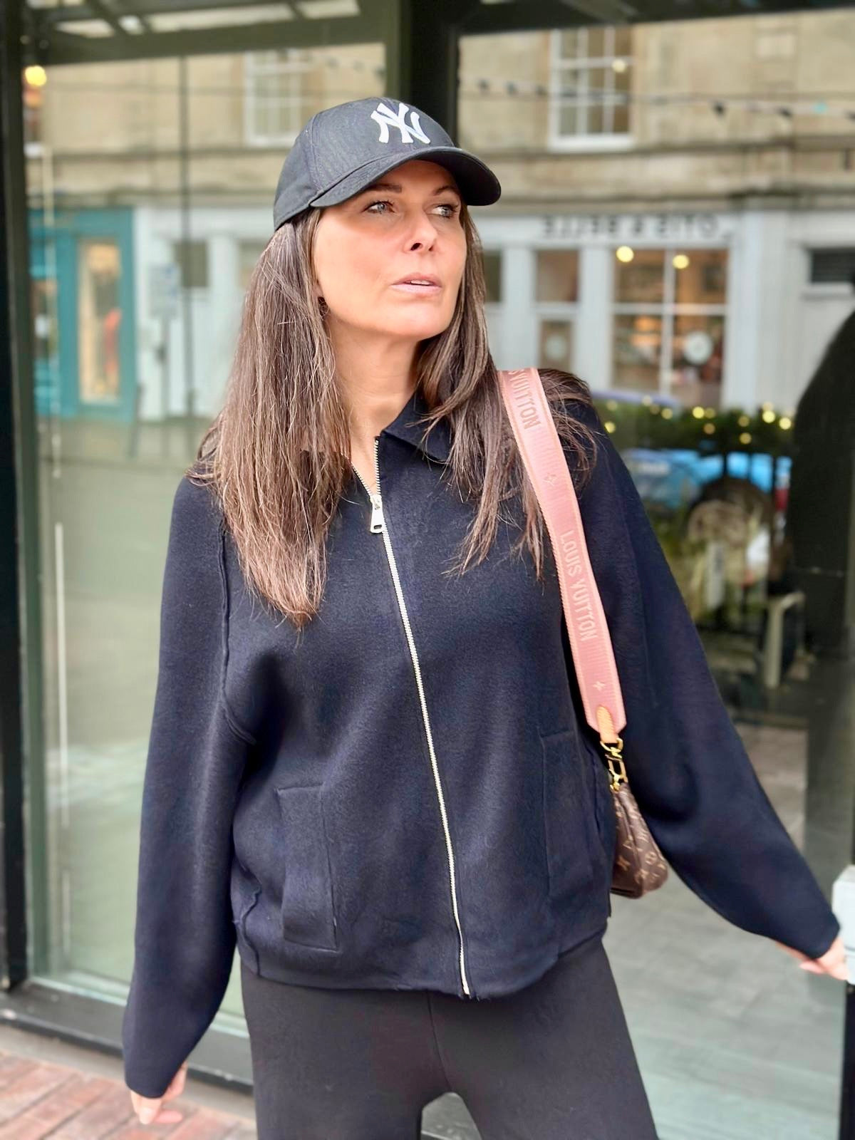 Oriane Zip Knit - Black