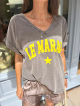 Le Marais Logo Tee - Charcoal
