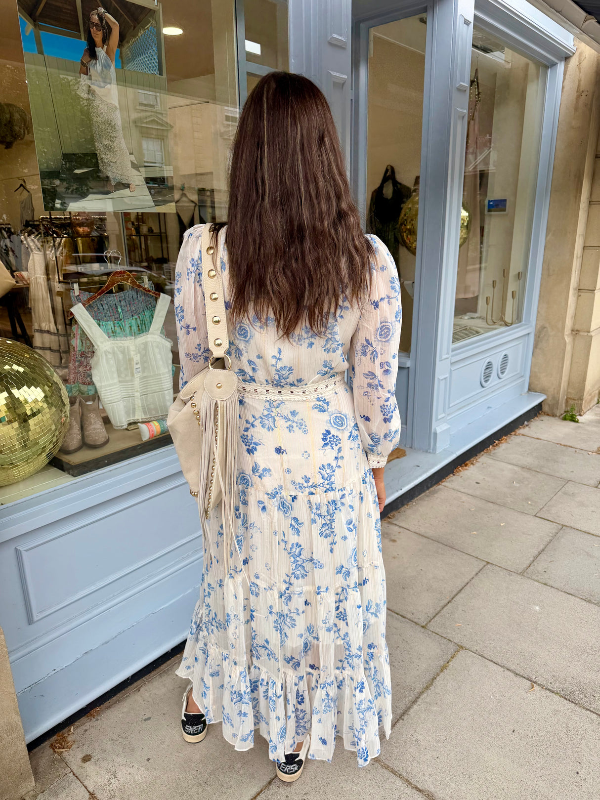 Amelie Maxi Dress - Blue