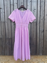 Egli Stripe Maxi Dress - Bubblegum
